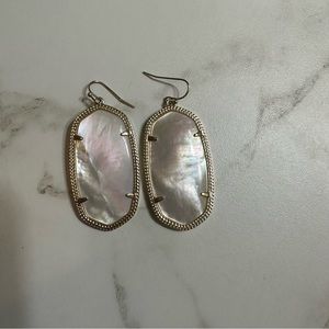 Kendra Scott Danielle earrings ivory mother of pearl